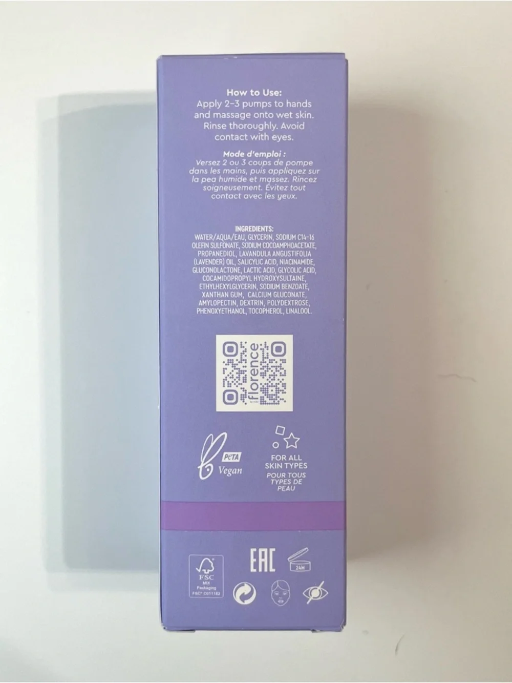 Florence by Mills Clear The Way Clarifying Face Wash, NWT
